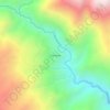 Carte topographique Guangras, altitude, relief