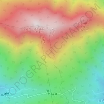 Carte topographique 4th station, altitude, relief