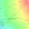 Carte topographique Zarate, altitude, relief