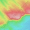 Carte topographique Vindhya Range, altitude, relief