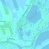 Carte topographique Port Fourchon, altitude, relief