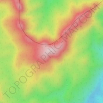 Carte topographique Vohibola, altitude, relief