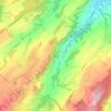 Carte topographique Franex, altitude, relief