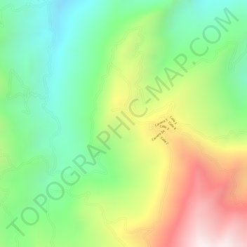 Carte topographique San Lorenzo, altitude, relief