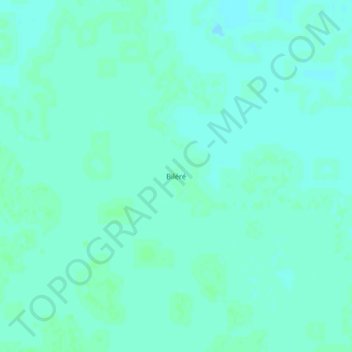 Carte topographique Biléré, altitude, relief