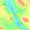 Carte topographique River Island, altitude, relief