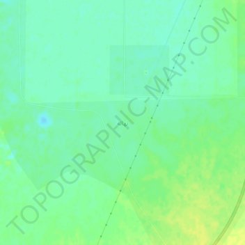 Carte topographique Tahala, altitude, relief