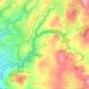 Carte topographique Trefflay, altitude, relief
