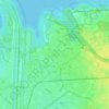 Carte topographique Hard, altitude, relief