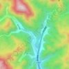 Carte topographique 白羊沟, altitude, relief