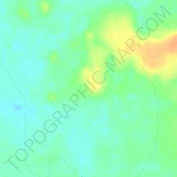 Carte topographique White Desert, altitude, relief