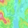 Carte topographique Sunne, altitude, relief