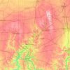 Carte topographique Dayton, altitude, relief