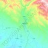Carte topographique 阿勒泰地区, altitude, relief