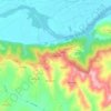 Carte topographique Cantavenna, altitude, relief