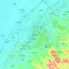Carte topographique Anshan, altitude, relief