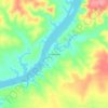Carte topographique Devils Shores, altitude, relief