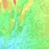Carte topographique Margerie, altitude, relief