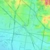 Carte topographique Dandenong, altitude, relief