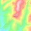 Carte topographique Black Warrior, altitude, relief