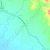 Carte topographique Parista, altitude, relief