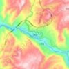 Carte topographique 习酒镇, altitude, relief
