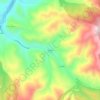 Carte topographique El Villar, altitude, relief