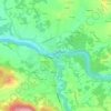 Carte topographique Rastoke, altitude, relief