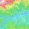 Carte topographique Borgnone, altitude, relief
