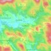 Carte topographique Hundsruck, altitude, relief