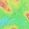 Carte topographique Bograngen, altitude, relief