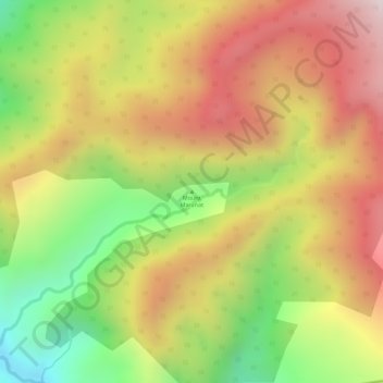 Carte topographique Mount Maranat, altitude, relief
