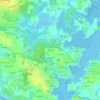 Carte topographique Guelian, altitude, relief