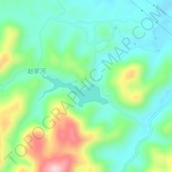 Carte topographique 樟, altitude, relief