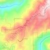 Carte topographique Sugarpine, altitude, relief