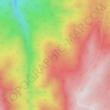 Carte topographique Strawberry Point, altitude, relief
