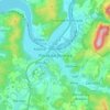 Carte topographique Považská Bystrica, altitude, relief