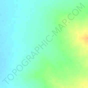 Carte topographique Gibson Desert, altitude, relief