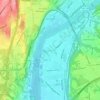 Carte topographique Willimansett, altitude, relief