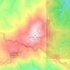 Carte topographique Bald Mountain, altitude, relief