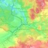 Carte topographique Gmünd, altitude, relief