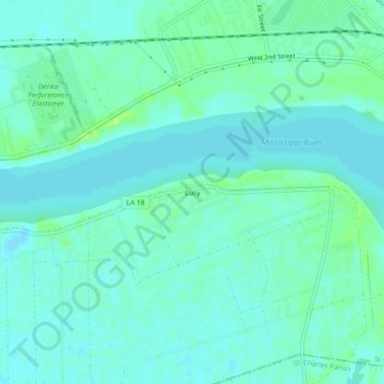 Carte topographique Lucy, altitude, relief