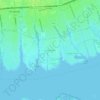 Carte topographique Amity Harbor, altitude, relief