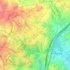Carte topographique Laurel Hill, altitude, relief