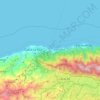 Carte topographique Maiquetía, altitude, relief