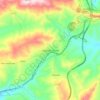 Carte topographique Zighoud Youcef, altitude, relief