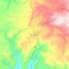 Carte topographique South Upi, altitude, relief