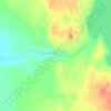 Carte topographique Whitefish Lake, altitude, relief