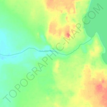 Carte topographique Whitefish Lake, altitude, relief