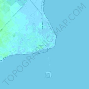 Carte topographique Sidi Mansour, altitude, relief